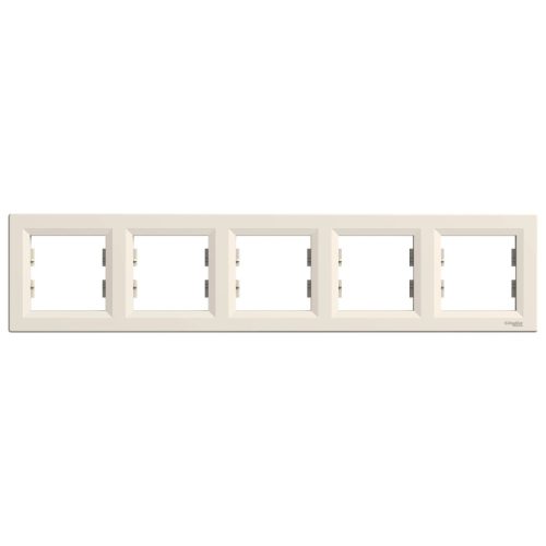 Schneider Electric Asfora EPH5800523 Ötös keret, vízszintes, bézs ( EPH5800523 ).