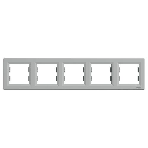 Schneider Electric Asfora EPH5800561 Ötös keret, vízszintes, alumínium ( EPH5800561 ).