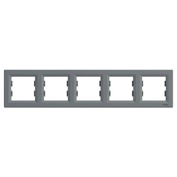   Schneider Electric Asfora EPH5800562 Ötös keret, vízszintes, acél ( EPH5800562 ).