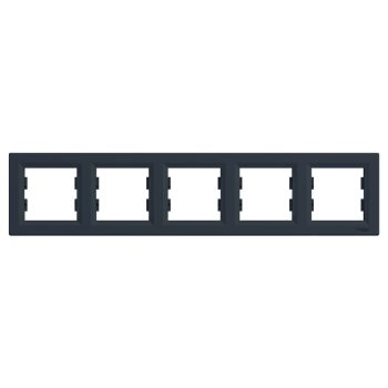   Schneider Electric Asfora EPH5800571 Ötös keret, vízszintes, antracit ( EPH5800571 ).