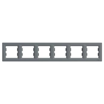   Schneider Electric Asfora EPH5800662 Hatos keret, vízszintes, acél ( EPH5800662 ).