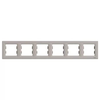   Schneider Electric Asfora EPH5800669 Hatos keret, vízszintes, bronz ( EPH5800669 ).