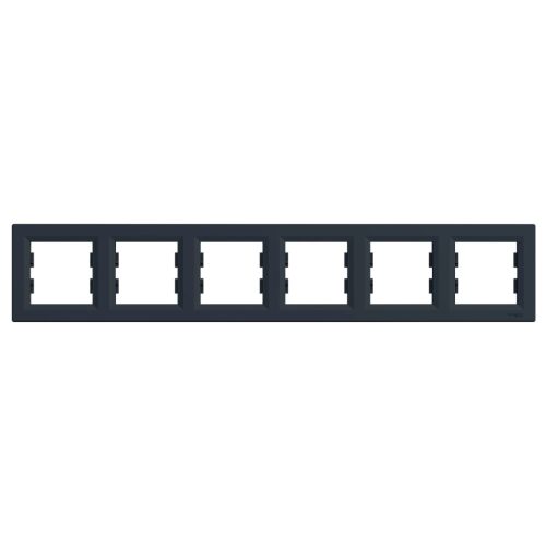 Schneider Electric Asfora EPH5800671 Hatos keret, vízszintes, antracit ( EPH5800671 ).