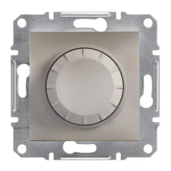   Schneider Electric Asfora EPH6600169 forgatógombos fényerőszabályzó (dimmer) izzó- és halogénlámpához 20-315W , bronz burkolattal. keret nélkül, süllyesztett 230V ( EPH6600169 ).