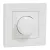 Schneider Electric Asfora EPH6800121 forgatógombos fényerőszabályzó (dimmer) LED-hez, 3-370W rezisztív és kapacitív, 0-200W LED, fehér burkolattal, kerettel, süllyesztett 230V ( EPH6800121 )