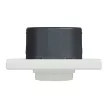 Schneider Electric Asfora EPH6800121 forgatógombos fényerőszabályzó (dimmer) LED-hez, 3-370W rezisztív és kapacitív, 0-200W LED, fehér burkolattal, kerettel, süllyesztett 230V ( EPH6800121 )