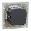 Schneider Electric Asfora EPH6800121 forgatógombos fényerőszabályzó (dimmer) LED-hez, 3-370W rezisztív és kapacitív, 0-200W LED, fehér burkolattal, kerettel, süllyesztett 230V ( EPH6800121 )