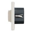 Schneider Electric Asfora EPH6800123 forgatógombos fényerőszabályzó (dimmer) LED-hez, 3-370W rezisztív és kapacitív, 0-200W LED, bézs burkolattal, kerettel, süllyesztett 230V ( EPH6800123 )