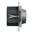 Schneider Electric Asfora EPH6800162 forgatógombos fényerőszabályzó (dimmer) LED-hez, 3-370W rezisztív és kapacitív, 0-200W LED, acél burkolattal, keret nélkül, süllyesztett 230V ( EPH6800162 )