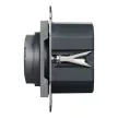 Schneider Electric Asfora EPH6800162 forgatógombos fényerőszabályzó (dimmer) LED-hez, 3-370W rezisztív és kapacitív, 0-200W LED, acél burkolattal, keret nélkül, süllyesztett 230V ( EPH6800162 )