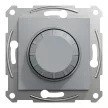 Schneider Electric Asfora EPH6800162 forgatógombos fényerőszabályzó (dimmer) LED-hez, 3-370W rezisztív és kapacitív, 0-200W LED, acél burkolattal, keret nélkül, süllyesztett 230V ( EPH6800162 )