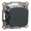 Schneider Electric Asfora EPH6800169 forgatógombos fényerőszabályzó (dimmer) LED-hez, 3-370W rezisztív és kapacitív, 0-200W LED, bronz burkolattal, keret nélkül, süllyesztett 230V ( EPH6800169 )