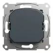 Schneider Electric Asfora EPH6800169 forgatógombos fényerőszabályzó (dimmer) LED-hez, 3-370W rezisztív és kapacitív, 0-200W LED, bronz burkolattal, keret nélkül, süllyesztett 230V ( EPH6800169 )