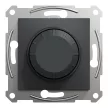 Schneider Electric Asfora EPH6800171 forgatógombos fényerőszabályzó (dimmer) LED-hez, 3-370W rezisztív és kapacitív, 0-200W LED, antracit burkolattal, keret nélkül, süllyesztett 230V ( EPH6800171 )
