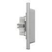 Schneider Electric Asfora EPH9900161 földelt csatlakozóaljzat (dugalj), 2x2P+F, aluminium burkolattal, kerettel, süllyesztett, 16A 250V ( EPH9900161 ).