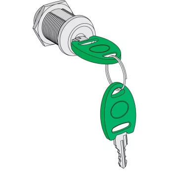   Schneider Electric EVP1HLSS EVlink kulcsos zár Smart Wallbox azonos