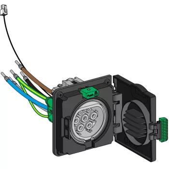   Schneider Electric EVP1HSM23 EVlink csere aljzat T2 WALLBOX STD 3 fázis IEC