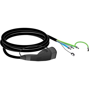   Schneider Electric EVP2CNS161C4 EVlink Wallbox csere beépíthető kábel T2 16A 1 fázis 4m