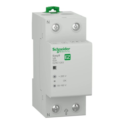 Schneider Electric EASY9 PRO EZ9C1263 Feszültségfigyelő relé, 1P+N, 63A