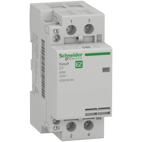 Schneider Electric EASY9 PRO EZ9C32240 moduláris kontaktor 40A, 2 záró érintkező (NO), vezérlő feszültség 230V AC 50 Hz