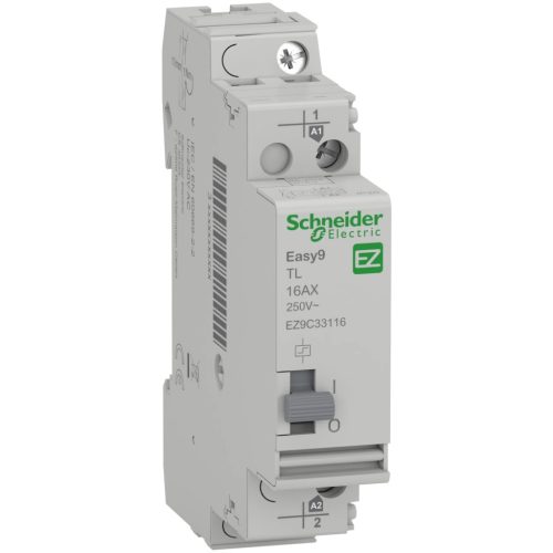 Schneider Electric EASY9 PRO EZ9C33116 impulzusrelé 1P 16A, 1 Záró érintkező, 230V AC 50 Hz vezérlés