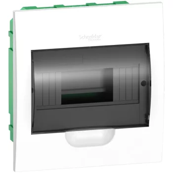   Schneider Electric Easy9 EZ9E108S2F Műanyag kiselosztó, 8 modul, 1 sor, füstszínű ajtóval, IP40 (zárt ajtóval), süllyesztett, Easy9 (Schneider EZ9E108S2F)