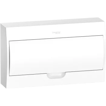   Schneider Electric Easy9 EZ9E118P2S Műanyag kiselosztó, 18 modul, 1 sor, teli ajtóval, IP40 (zárt ajtóval), falon kívüli, Easy9 (Schneider EZ9E118P2S)