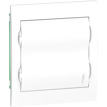   Schneider Electric Easy9 EZ9E212P2F Műanyag kiselosztó, 24 modul, 2 sor, teli ajtóval, IP40 (zárt ajtóval), süllyesztett, Easy9 (Schneider EZ9E212P2F)