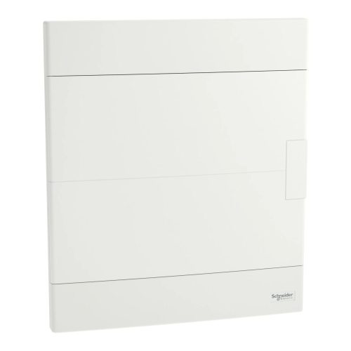 Schneider Electric Easy9 EU EZ9EUB212 műanyag kiselosztó 24 modul, 2 sor, PE+N sínnel,  teli ajtóval, IP40 (zárt ajtóval), süllyesztett - méret 345x300x99 mm