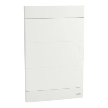   Schneider Electric Easy9 EU EZ9EUB312 műanyag kiselosztó 36 modul, 3 sor, PE+N sínnel,  teli ajtóval, IP40 (zárt ajtóval), süllyesztett - méret 470x300x99 mm