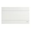 Schneider Easy9 EU EZ9EUD118 kiselosztó, teli, fehér ajtó, falon kívüli szerelés, 1x18 modul