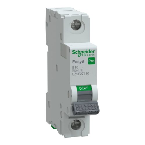 Schneider Electric EASY9 PRO EZ9F27110 Kismegszakító 1P, 10A, B karakterisztika, 6 kA