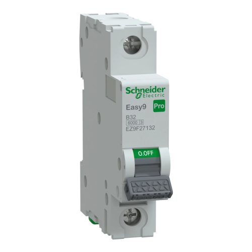Schneider Electric EASY9 PRO EZ9F27132 Kismegszakító 1P, 32A, B karakterisztika, 6 kA