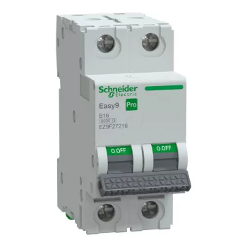 Schneider Easy9 Pro 2P B 16A kismegszakító (EZ9F27216)