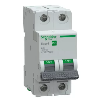 Schneider Easy9 Pro 2P B 20A kismegszakító (EZ9F27220)