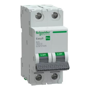 Schneider Easy9 Pro 2P B 25A kismegszakító (EZ9F27225)