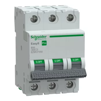 Schneider Easy9 Pro 3P B 50A kismegszakító (EZ9F27350)