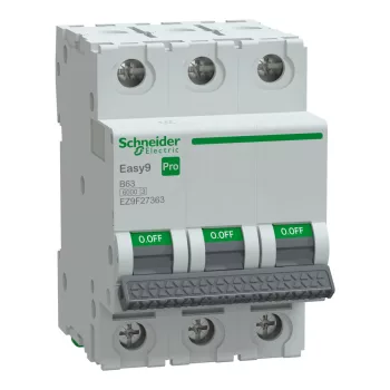 Schneider Easy9 Pro 3P B 63A kismegszakító (EZ9F27363)