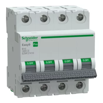 Schneider Easy9 Pro 4P B 10A kismegszakító (EZ9F27410)