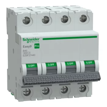 Schneider Easy9 Pro 4P B 40A kismegszakító (EZ9F27440)