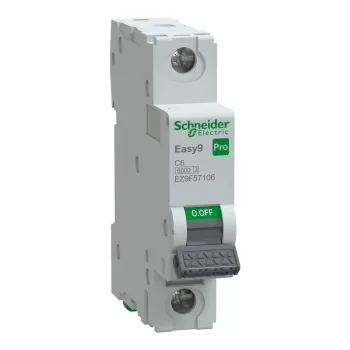 Schneider Easy9 Pro 1P C 6A kismegszakító (EZ9F57106)