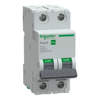 Schneider Easy9 Pro 2P C 16A kismegszakító (EZ9F57216)