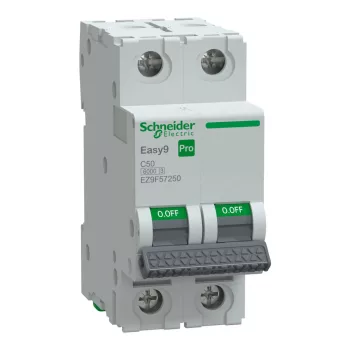 Schneider Easy9 Pro 2P C 50A kismegszakító (EZ9F57250)