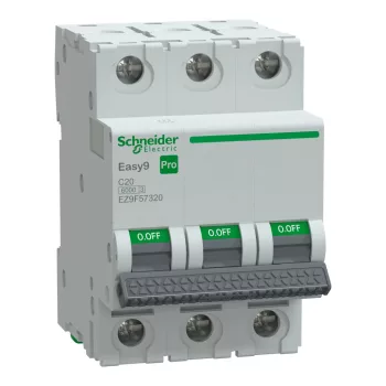 Schneider Easy9 Pro 3P C 20A kismegszakító (EZ9F57320)