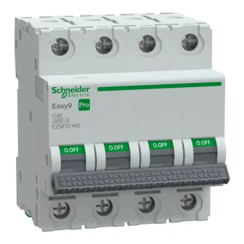 Schneider Easy9 Pro 4P C 40A kismegszakító (EZ9F57440)