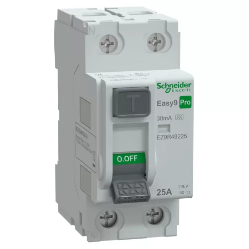 Schneider Easy9 Pro 2P 25A 30 mA A típus áram-védőkapcsoló (EZ9R49225)