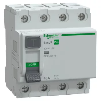 Schneider Easy9 Pro 4P 40A 30 mA A típus áram-védőkapcsoló (EZ9R49440)