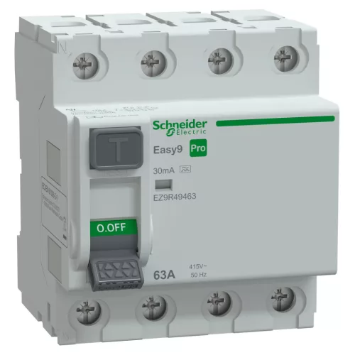 Schneider Easy9 Pro 4P 63A 30 mA A típus áram-védőkapcsoló (EZ9R49463)