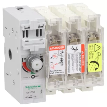   Schneider Electric GS2FG3 Biztosítóbetétes megszakító szakaszoló