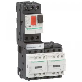   Schneider Electric GV2DM206BD Komplett irányváltó motorindító, 1-es típusú koordináció, 1…1,6A